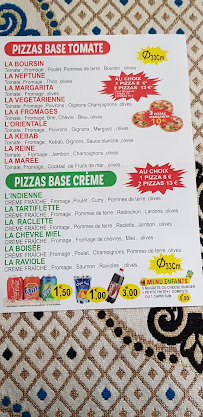 Menu / carte de Le Family's pizzas burgers à Montélimar