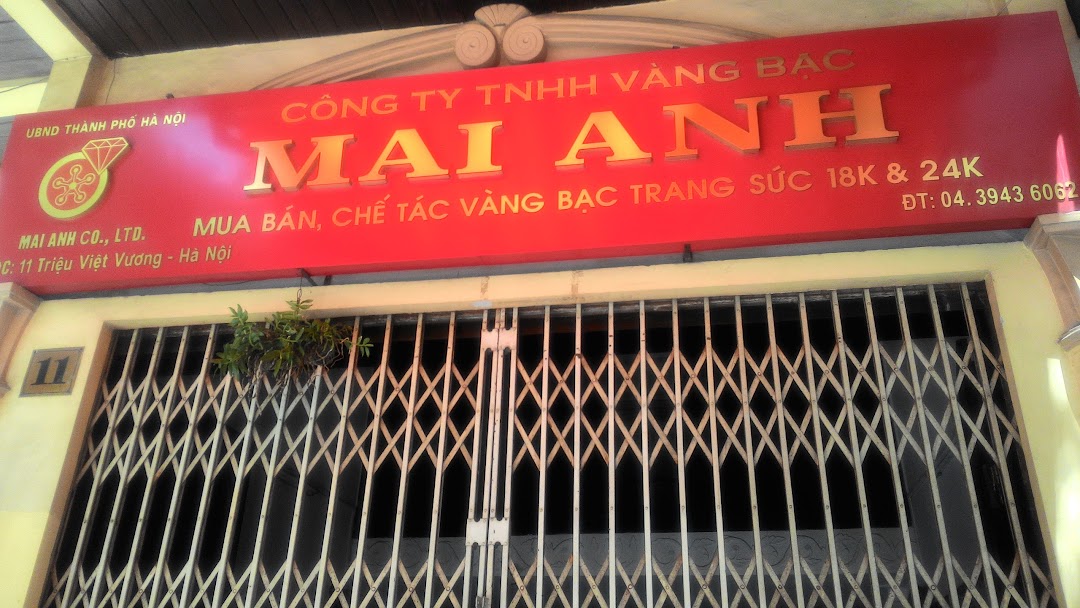 Công Ty Tnhh Vàng Bạc Mai Anh