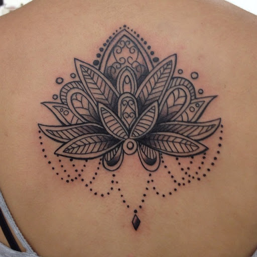 Explore pin up girl tattoo ideas, creative tattoo ideas in Houston, available at Rose & Dagger Tattoo