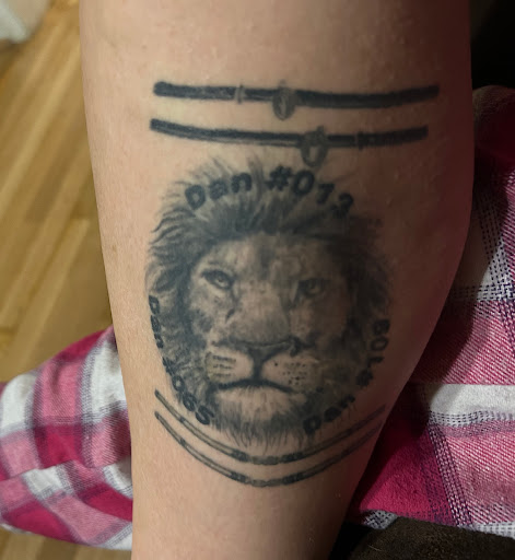 Explore male upper arm tattoo ideas, creative tattoo ideas in Malvern, available at NeckBoneInk Tattoo&Gallery