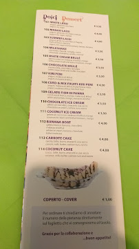 Restaurant indien Rice & Curry à Senigallia (la carte)