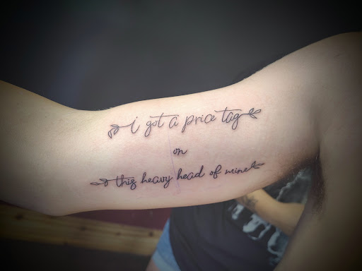 Explore font ideas for tattoos, creative tattoo ideas in Bessemer, available at The Savage Patch