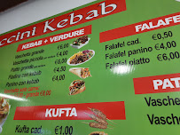 Menu du Puccini Kebab à Lucca