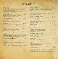 Carte du Oh Restaurant à Aix-en-Provence