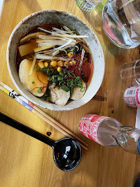 Soupe du Restaurant de nouilles (ramen) Subarashi ramen 鬼金棒 à Paris - n°6