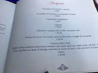 Osteria Margutta à Rome carte