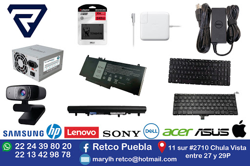 Refacciones para laptop y pc en Puebla