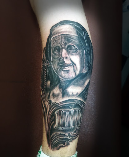 Explore cherub tattoo ideas, creative tattoo ideas in Hillsborough, available at Inkognito tattoo