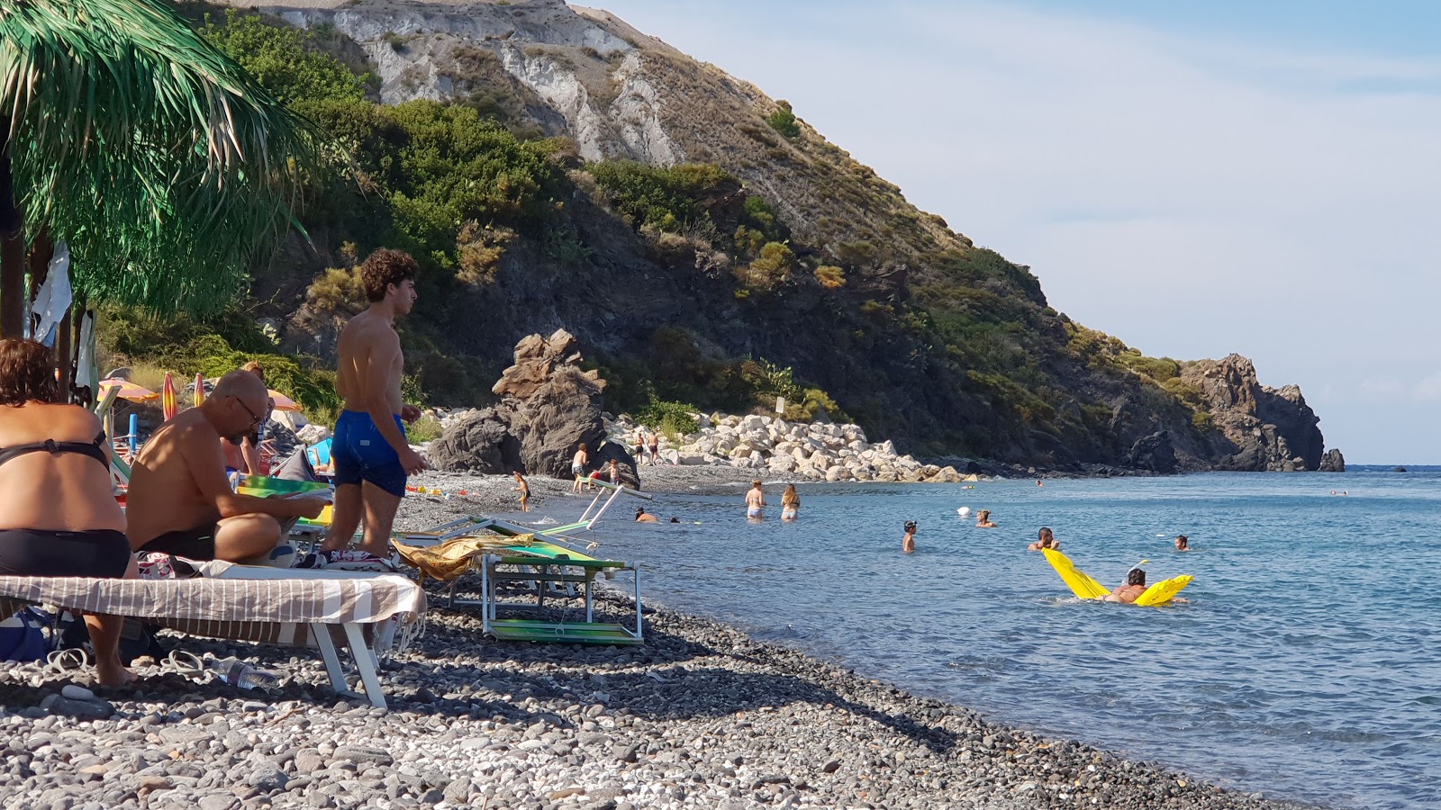 Photo de Spiaggia di Porticello - endroit populaire parmi les connaisseurs de la détente