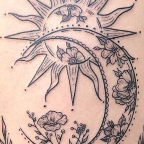 Explore original tattoo ideas for women, creative tattoo ideas in Amelia, available at Stay Gold tattoo studio