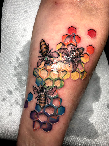 Explore female full sleeve tattoo ideas, creative tattoo ideas in Kingsford, available at Deft Tattoo Studio