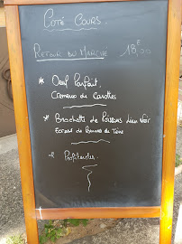 Menu / carte de Restaurant Côte Cours à Saint-Didier