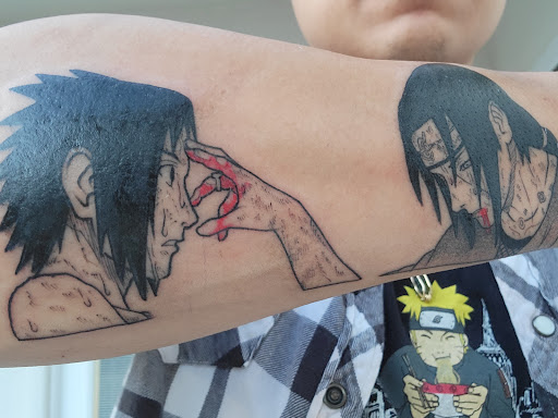 Explore infinity heart tattoo ideas, creative tattoo ideas in El Paso, available at Santa Rosa Tattoo Studio