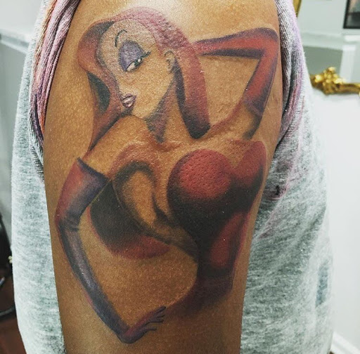 Explore face tattoos above eyebrow tattoo ideas, creative tattoo ideas in San Diego, available at Sideshow Tattoo and Piercing