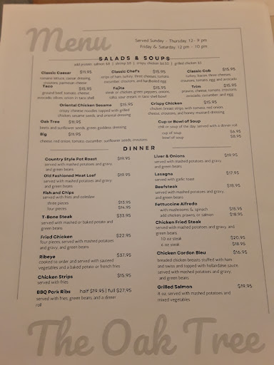 Restaurant «Oak Tree Restaurant», reviews and photos, 1020 Atlantic Ave, Woodland, WA 98674, USA