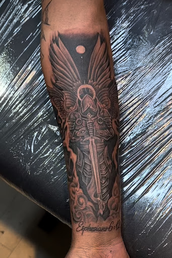 Explore witchy tattoo ideas, creative tattoo ideas in Fort Wayne, available at Grade A Tattoos and Body Piercing