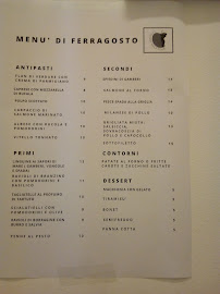 Menu du Ristorante La Volpe e l'Uva à San Pietro