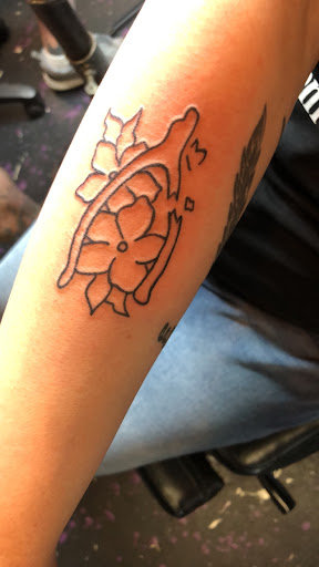 Explore stick poke tattoo ideas, creative tattoo ideas in Bristol, available at Utopia Tattoo, Piercing and PMU