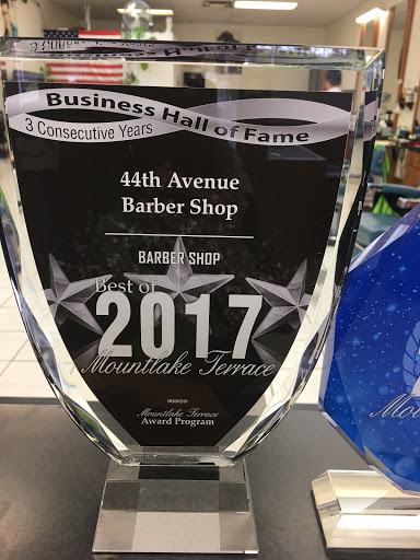 Barber Shop «44th Avenue Barber Shop», reviews and photos, 21005 44th Ave W Ste 104, Mountlake Terrace, WA 98043, USA