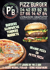 Aliment-réconfort du Restauration rapide Pizz burger à Roquevaire - n°3