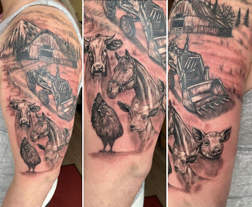 Explore princess tattoo ideas, creative tattoo ideas in Longview, available at Burning Rock Tattoo