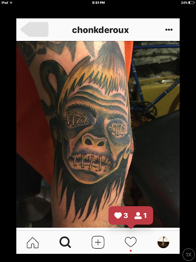 Explore fire and air tattoo ideas, creative tattoo ideas in Saint Augustine, available at Ms. Deborahs Fountain of Youth Tattoo & Body Piercing