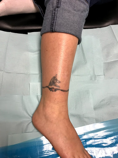 Explore thigh tattoo ideas, creative tattoo ideas in Seymour, available at American Gypsy Tattoo Corp.