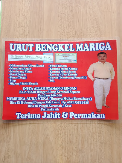 URUT BENGKEL MARIGA