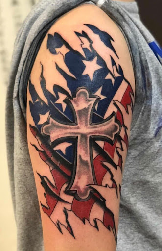 Explore sunset tattoo ideas, creative tattoo ideas in Goose Creek, available at Red Kirin Tattoo