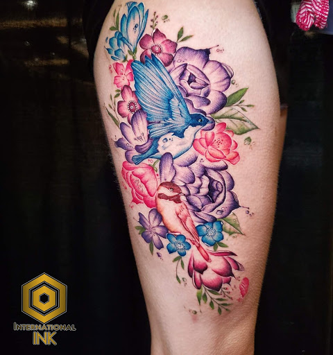 Explore alpha wolf tattoo ideas, creative tattoo ideas in Stevens Point, available at International Ink Tattoos