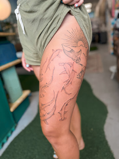 Find simple fishing tattoo ideas for your next unique tattoo in Kailua Kona at Kaeo Hawaii Tattoo & Creative Studio