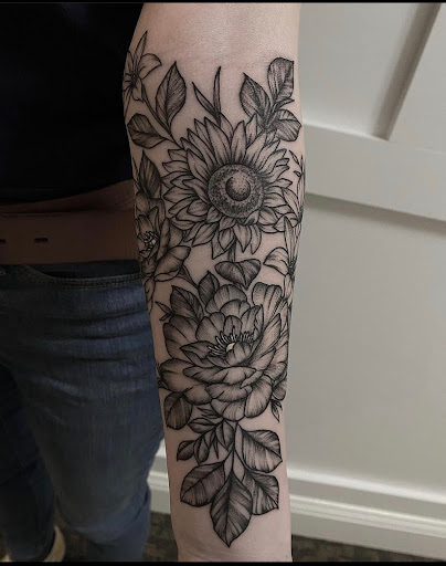 Explore sext tattoo ideas, creative tattoo ideas in Seymour, available at Sacred Art Tattoo