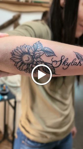 Explore queen crown tattoo ideas, creative tattoo ideas in Cornelia, available at Prismatic Pulse Tattoo