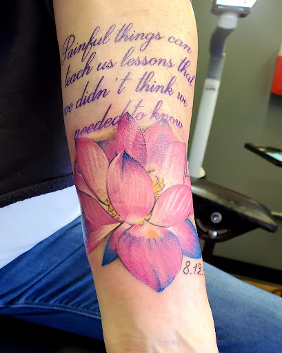 Explore tattoo ideas for womens thigh, creative tattoo ideas in Saint Cloud, available at Wingnut Tattoo & Piercing Studio