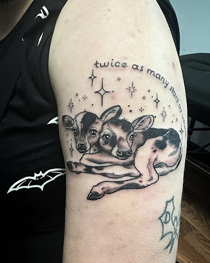 Explore western sleeve tattoo ideas, creative tattoo ideas in Chattanooga, available at Standard Ink Tattoo Co