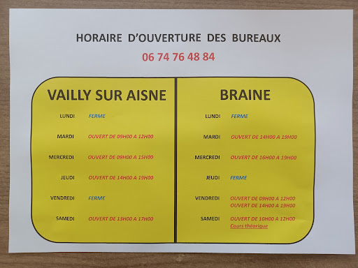 Ecole de conduite Turlin à Braine, Aisne