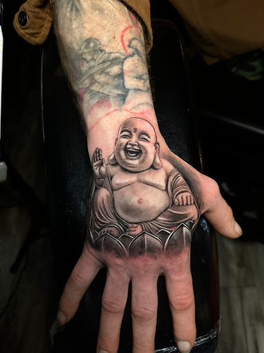 Explore tattoo ideas for a submissive, creative tattoo ideas in Fremont, available at Inkies Tattoo Studio