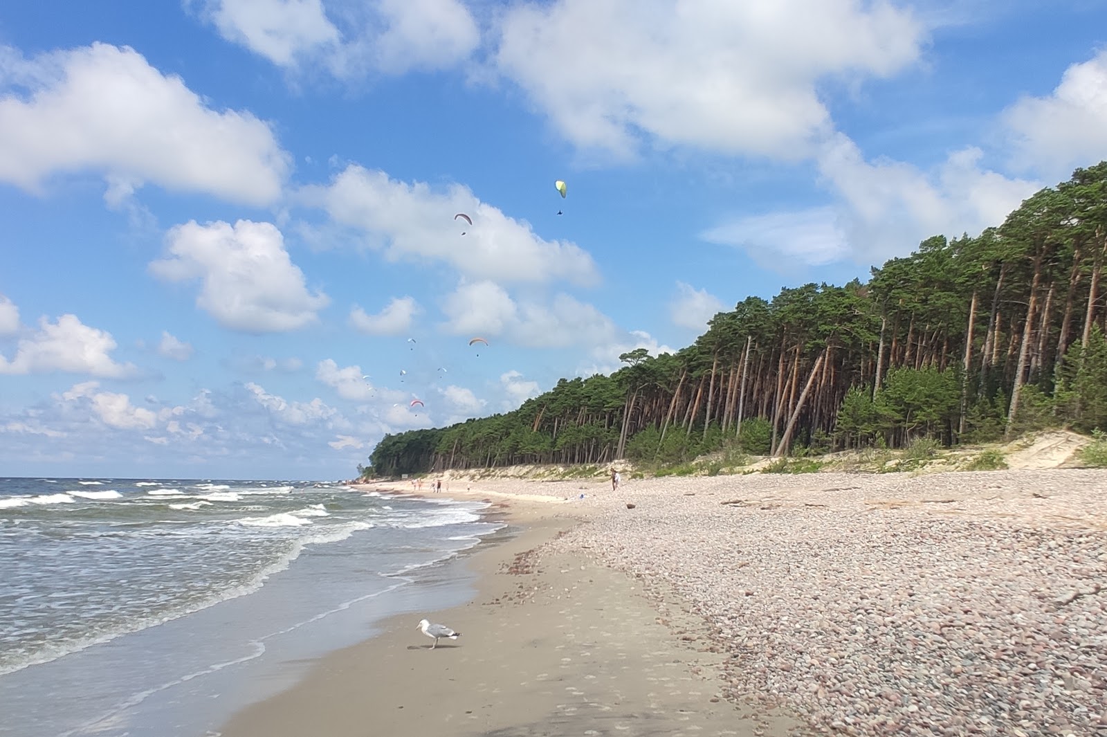 Photo de Karkles beach avec droit et long