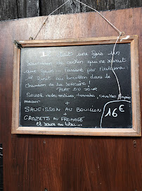 Auberge de Malaterre à Villard-de-Lans menu