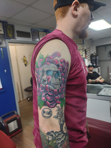 Explore legs tattoo ideas, creative tattoo ideas in Lubbock, available at Sinners & Saints Art Company