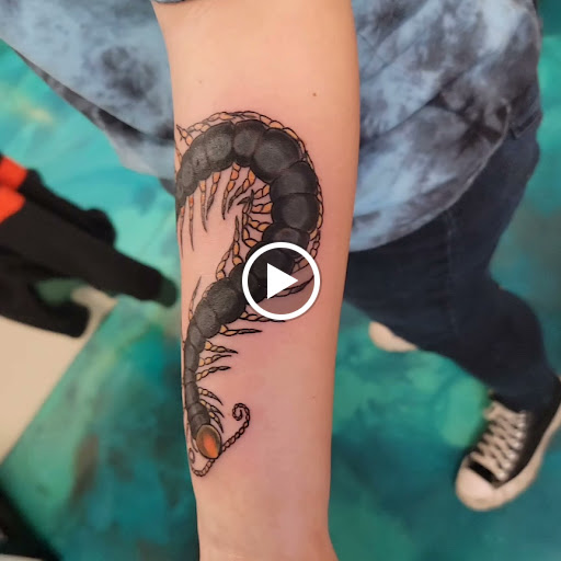 Find sagittarius tattoo ideas for your next unique tattoo in Traverse City at Pinups & Needles