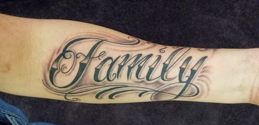 Explore calf tattoo ideas men, creative tattoo ideas in Bryan, available at Testament Tattoo