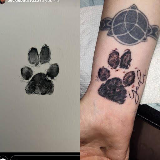 Explore female tattoo ideas for lower back, creative tattoo ideas in Carbondale, available at MsCandyTattoo