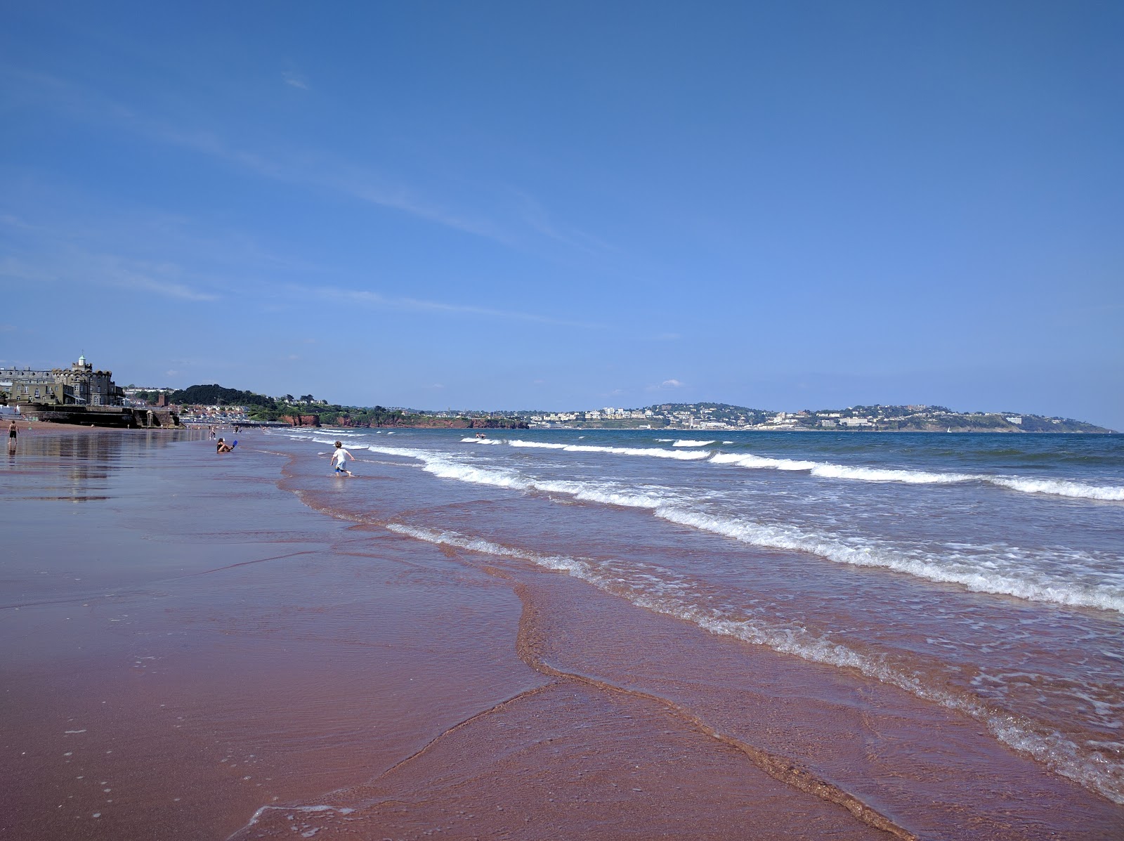 Fotografija Plaža Paignton z turkizna voda površino