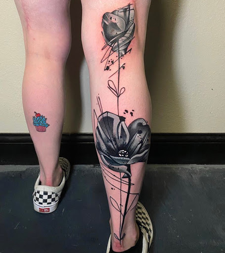 Explore capricorn tattoo ideas for females, creative tattoo ideas in Odessa, available at Black Cat Tattoo Company