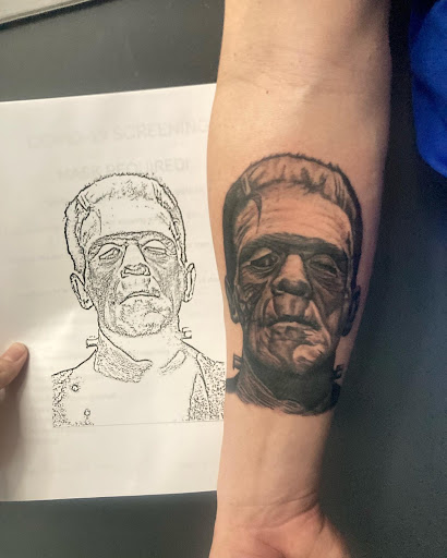 Explore tattoo ideas ocean theme, creative tattoo ideas in Cadillac, available at Limitless Ink Tattoo Studio