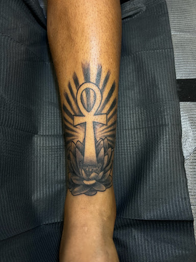 Explore small fishing tattoo ideas, creative tattoo ideas in Mobile, available at Brothers Ink Tattoo Parlor