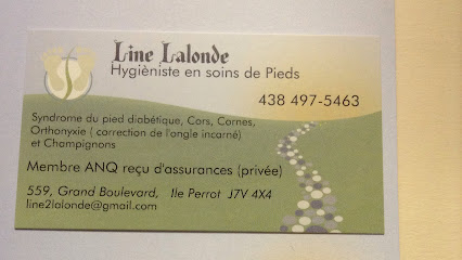 Line Lalonde Hygiéniste en soins de pieds (Pédicure Santé)