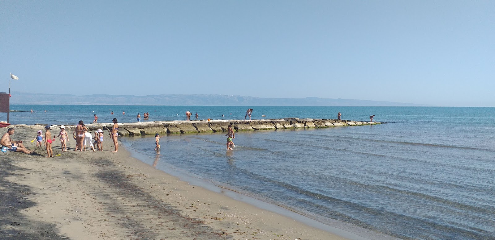 Zapponeta Beach II的照片 带有棕沙表面