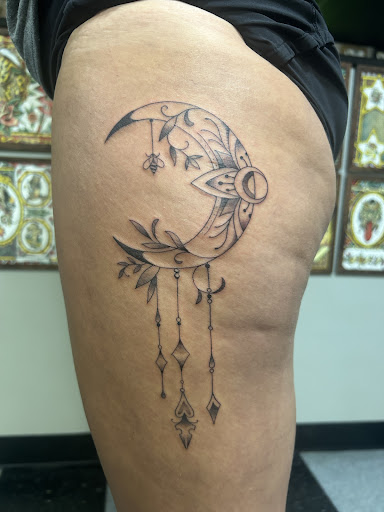 Explore survivor tattoo ideas, creative tattoo ideas in Talbott, available at Alpha Tattoo co.